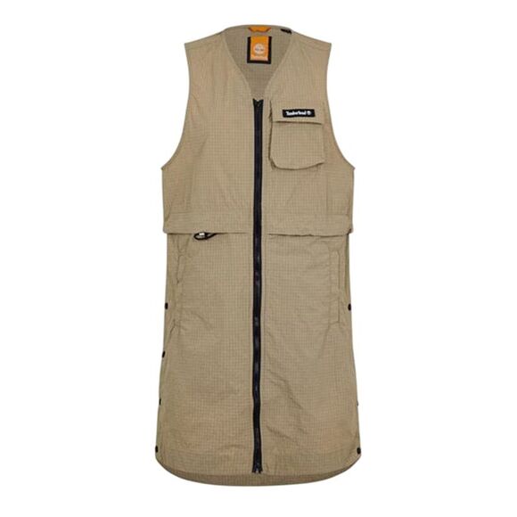Timberland Jackets & Blazers - Timberland Womens/Ladies Gingham V Neck Regular Vest / Lemon/White